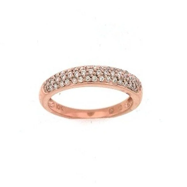 1/3 CTW Diamond Wedding Ring in 14KT Rose Gold