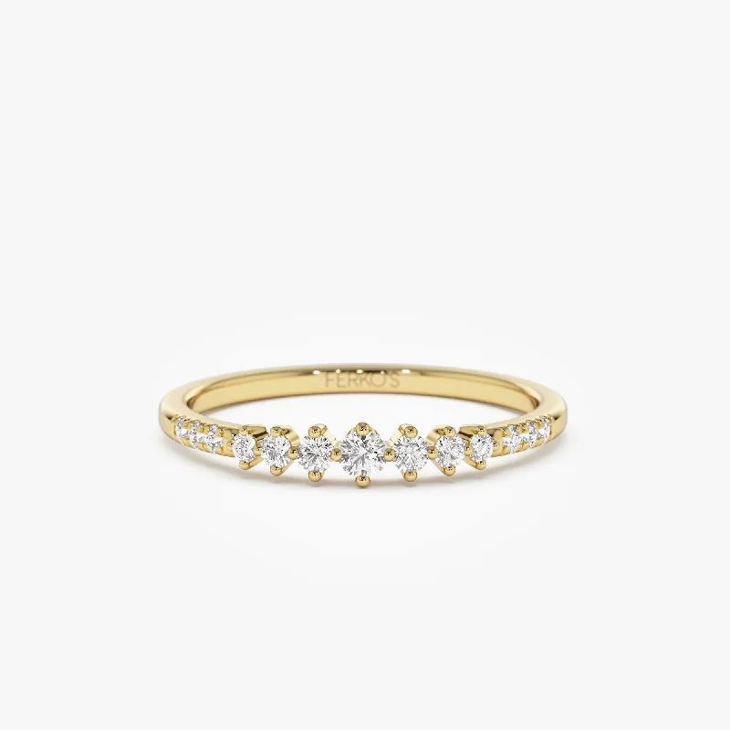 Shop Fine Jewelry With Exclusive Savings 14k Dainty Graduating Diamond Wedding Ring Shop Fine Jewelry With Exclusive Savings 14k Dainty Graduating Diamond Wedding Ring