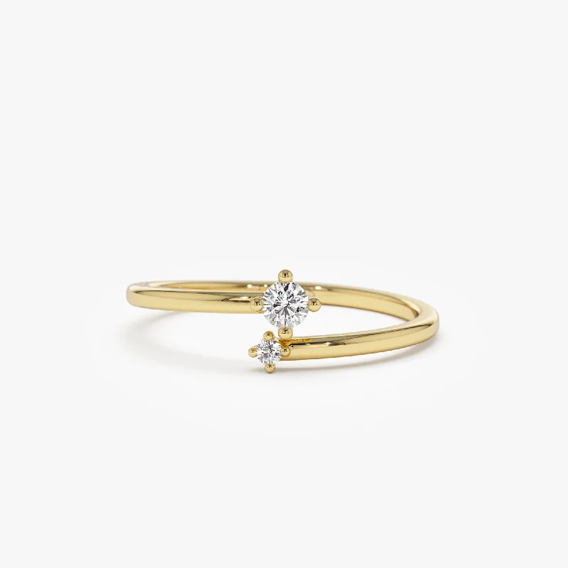 Buy More, Save More – Special Jewelry Discounts 14k Petite Diamond Duo Ring