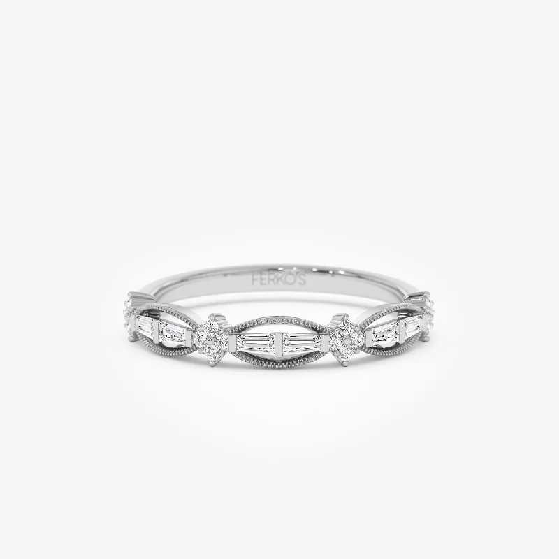 14K White Gold