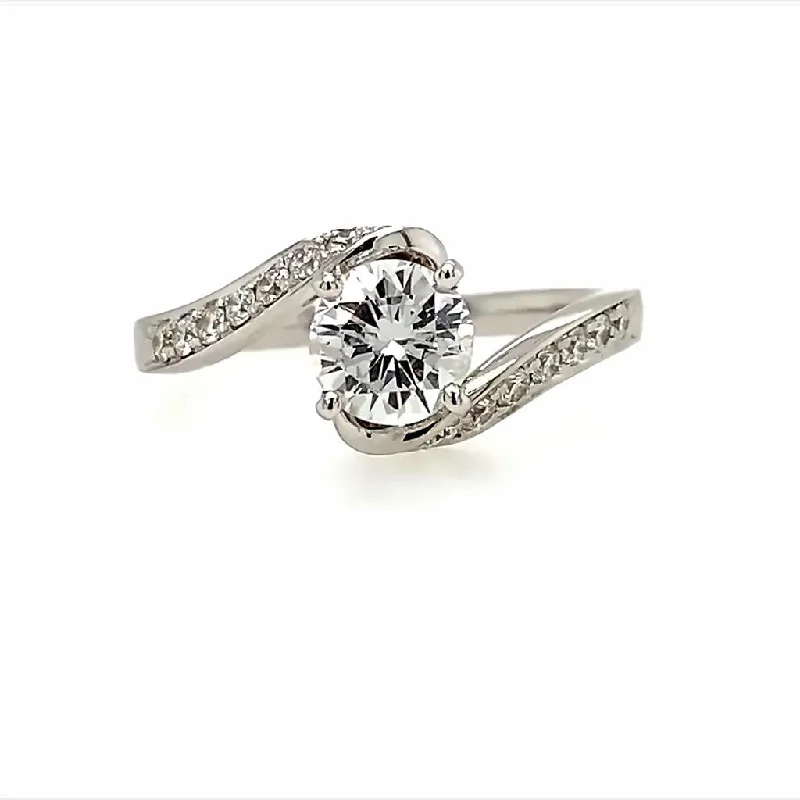 Best-Selling Jewelry Now Available At Special Deals 14K White Gold 0.81Ct Round Diamond Bypass Engagement Ring Best-Selling Jewelry Now Available At Special Deals 14K White Gold 0.81Ct Round Diamond Bypass Engagement Ring