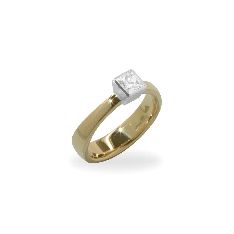 Shop Dazzling Jewelry With Special Promotional Discounts Bi-Tone Diamond Ring