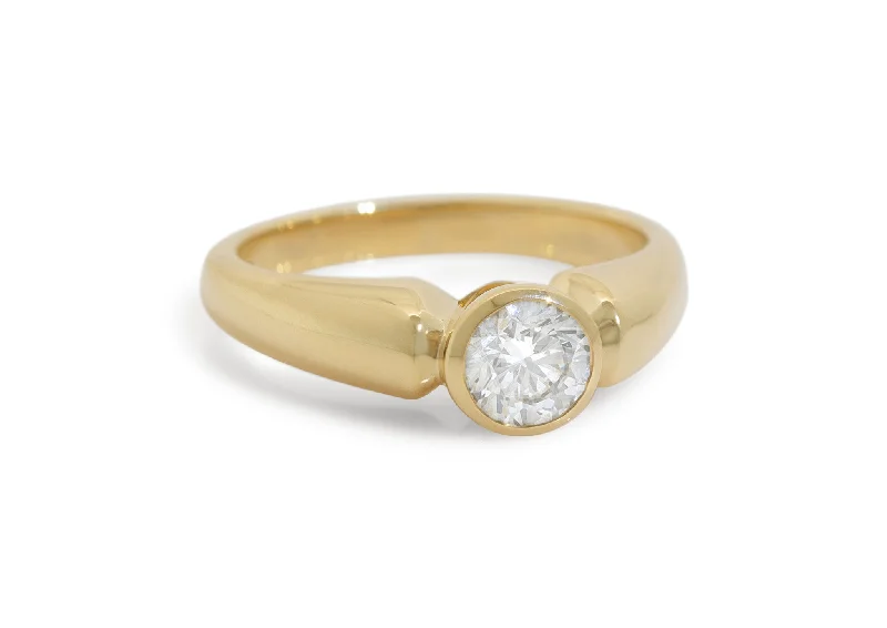 Shop Fine Jewelry With Exclusive Savings JW78 Diamond Ring, Yellow Gold