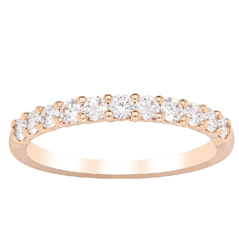 Timeless Jewelry At Special Discount Rates 18ct Rose Gold .50ct Diamond Panorama Band Timeless Jewelry At Special Discount Rates 18ct Rose Gold .50ct Diamond Panorama Band
