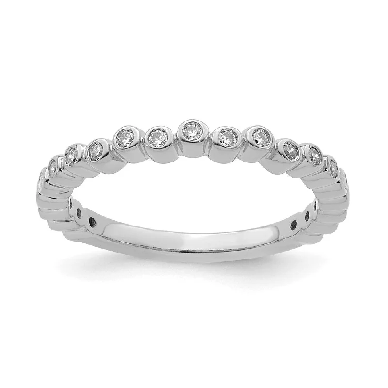 Jewelry Sale – Exclusive Styles At Lower Prices 2.5mm 14k White Gold 1/10 Ctw Diamond Stackable Band Jewelry Sale – Exclusive Styles At Lower Prices 2.5mm 14k White Gold 1/10 Ctw Diamond Stackable Band