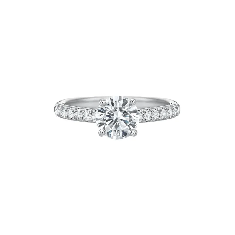 New Aire Diamond Semi Mount Ring