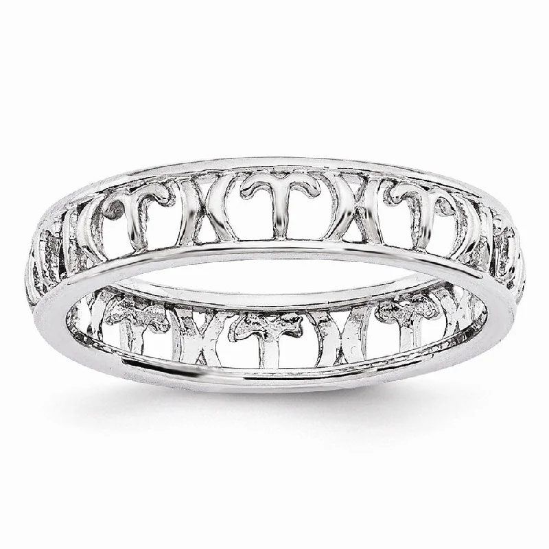 Luxury Handcrafted Jewelry For Elegant Looks 4mm Sterling Silver Stackable Expressions Aries Zodiac Ring Luxury Handcrafted Jewelry For Elegant Looks 4mm Sterling Silver Stackable Expressions Aries Zodiac Ring