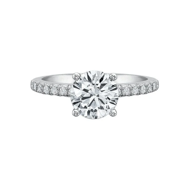 Petite FlushFit Diamond Semi Mount Ring