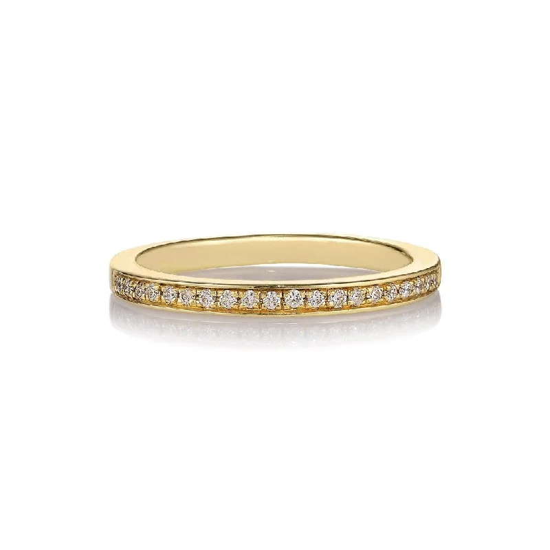 Gorgeous Jewelry, Limited-Time Savings Tina Pavé Yellow 14K Gold Ring w. Diamonds