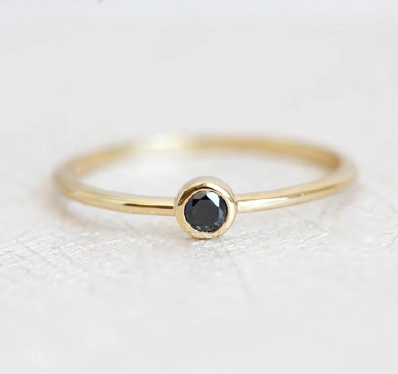 Personalized Jewelry Sale – Meaningful Gifts At Great Prices Black Diamond Solitaire Ring