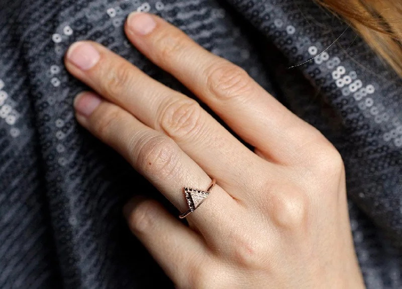 Flash Sale On Exquisite Jewelry – Don't Miss Out Triangle Diamond Engagement Ring, Black Diamond Ring Flash Sale On Exquisite Jewelry – Don't Miss Out Triangle Diamond Engagement Ring, Black Diamond Ring