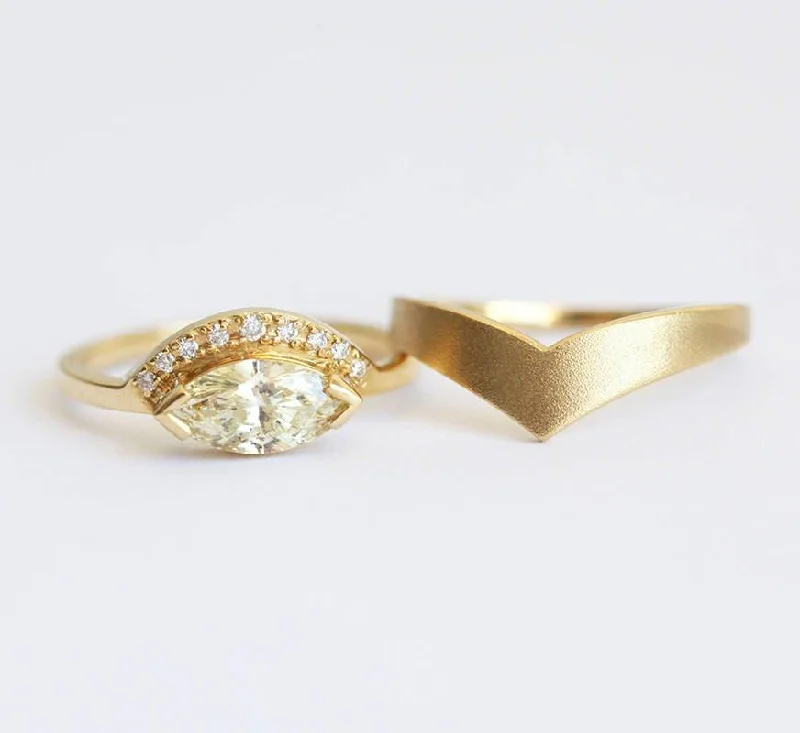 Sparkle More For Less – Jewelry Sale Happening Now Champagne Diamond Ring, Wedding Band