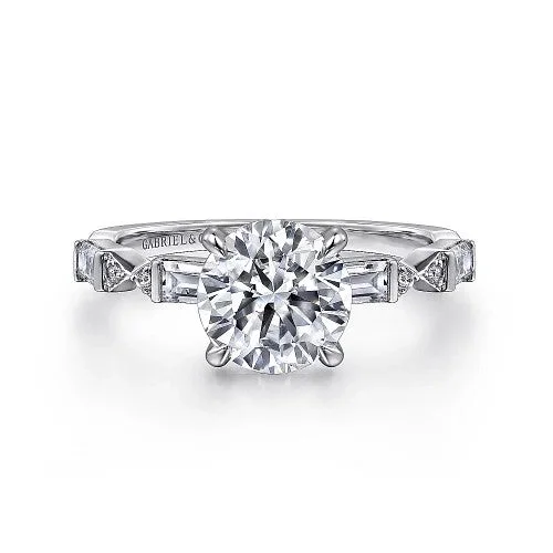 Flash Sale On Exquisite Jewelry – Don't Miss Out Dariella - 14K White Gold Round Diamond Engagement Ring (Setting Only) Flash Sale On Exquisite Jewelry – Don't Miss Out Dariella - 14K White Gold Round Diamond Engagement Ring (Setting Only)