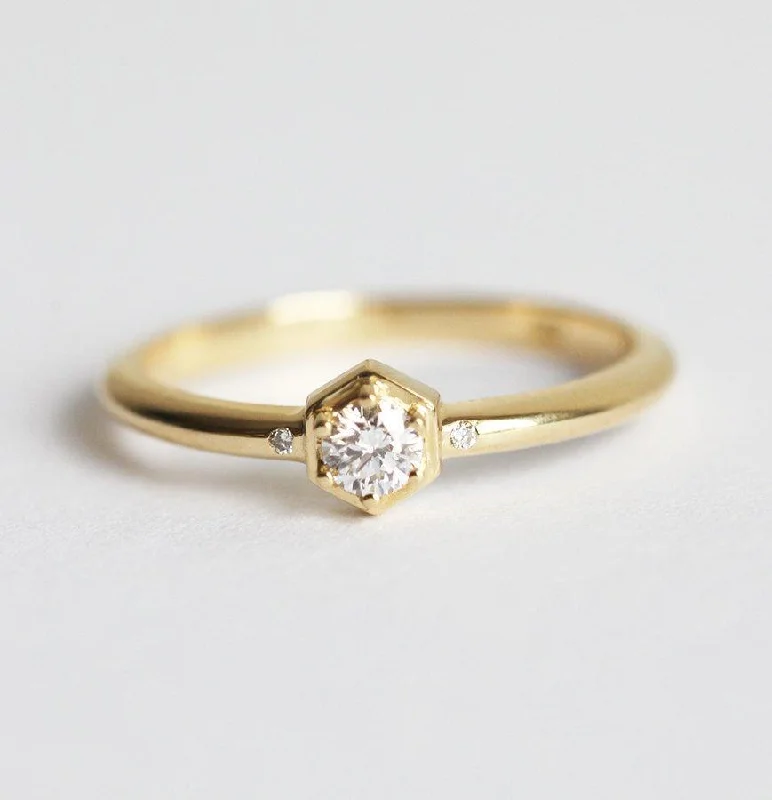 Romantic Heart-Shaped Jewelry For Special Gifts Diamond Ring, Engagement Ring