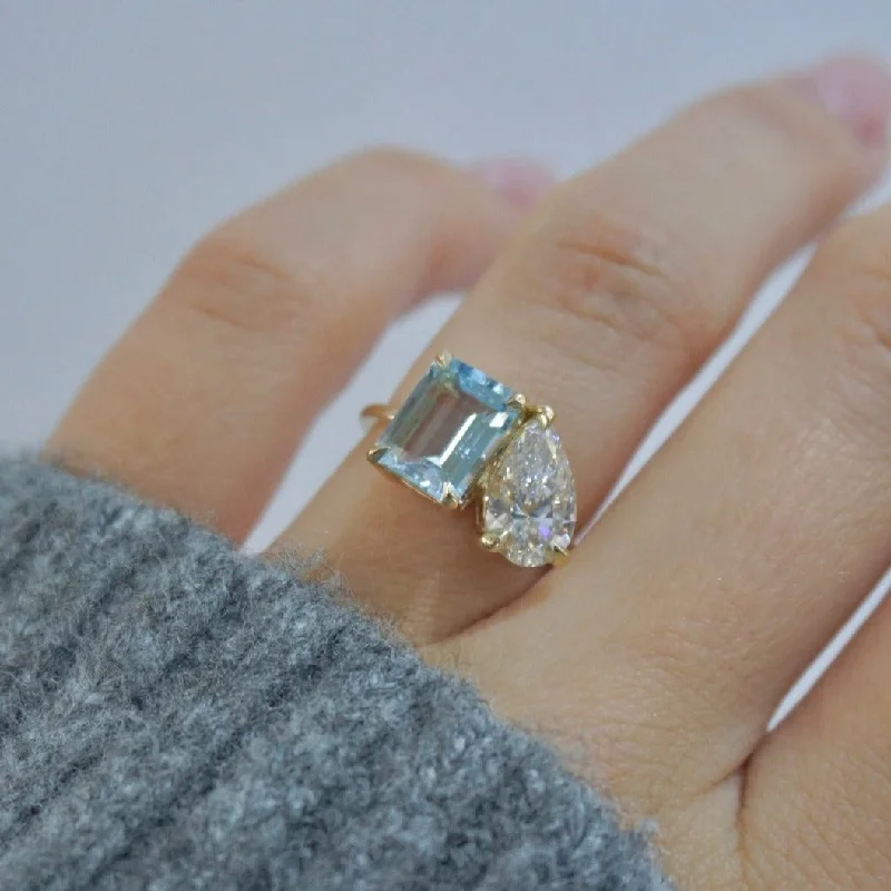 Sparkle For Less – Shop Our Limited-Time Jewelry Deals Toi Et Moi Lab Diamond & Birthstone Ring