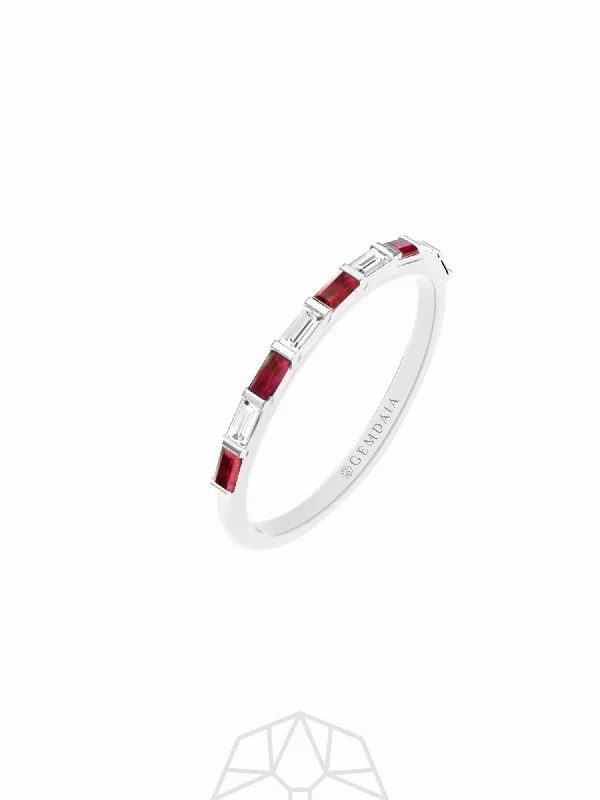 Save On Luxury Jewelry Pieces – Limited-Time Offers Ruby Serenity 14K White Gold Ring