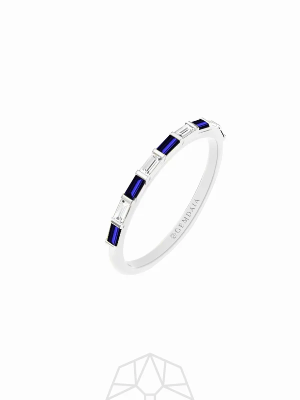 Elegant Jewelry Styles At Budget-Friendly Prices Sapphire Serenity 14K White Gold Ring