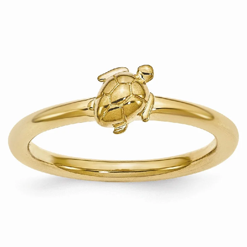 Elegant Jewelry At Unbeatable Prices – Shop Today Gold Tone Plated Sterling Silver Stackable 8mm Sea Turtle Ring Elegant Jewelry At Unbeatable Prices – Shop Today Gold Tone Plated Sterling Silver Stackable 8mm Sea Turtle Ring