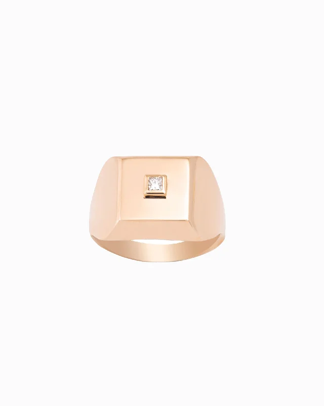 Exclusive Online Jewelry Sale – Don't Wait Square 18K Gold, Whitegold or Rosegold Ring w. Diamonds Exclusive Online Jewelry Sale – Don't Wait Square 18K Gold, Whitegold or Rosegold Ring w. Diamonds