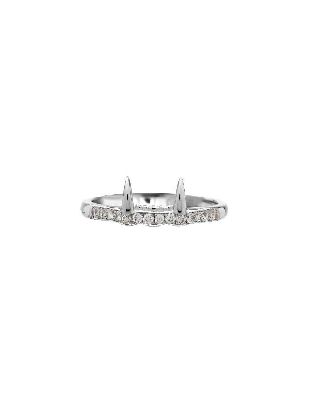 Your Dream Jewelry At Dream Prices Jaw Lower 18K Whitegold Ring w. Lab-Grown Diamond Your Dream Jewelry At Dream Prices Jaw Lower 18K Whitegold Ring w. Lab-Grown Diamond