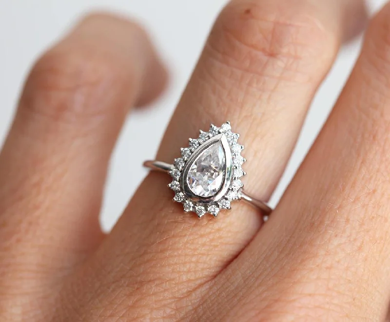Jewelry Flash Sale – Stylish Designs At Unbeatable Rates Pear Diamond Ring, Pear Moissanite Ring