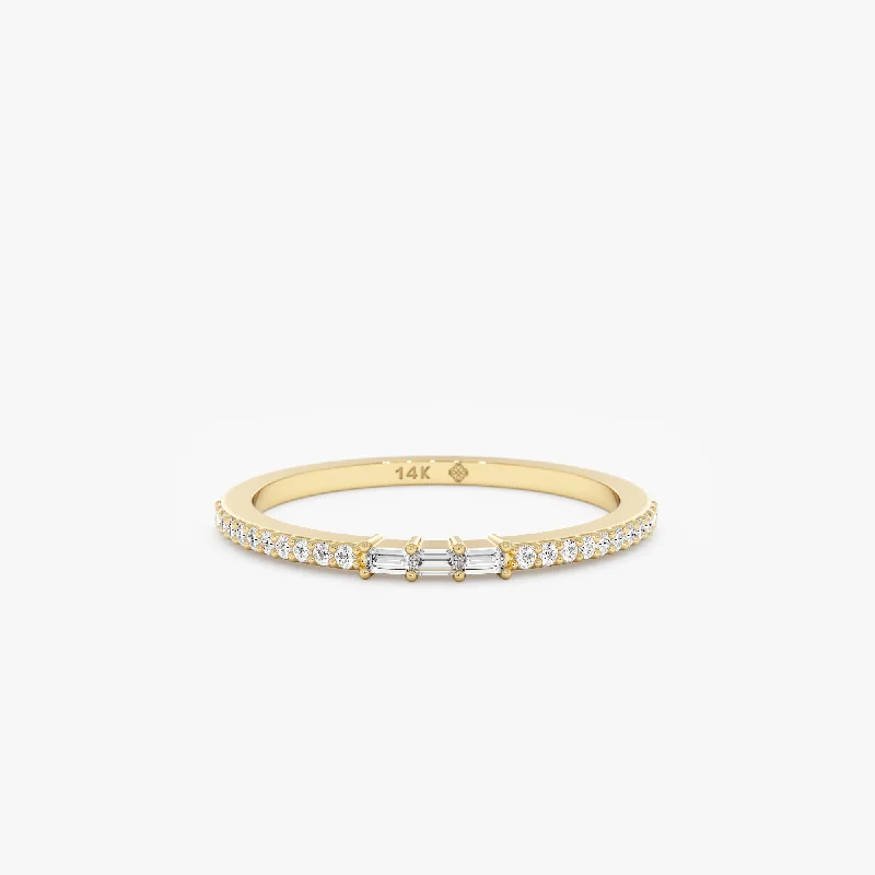 Petite Diamond Half Eternity Ring, Kimia