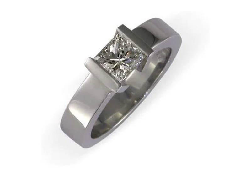 Delicate Crystal Jewelry For Sophisticated Charm Platinum & Diamond Ring