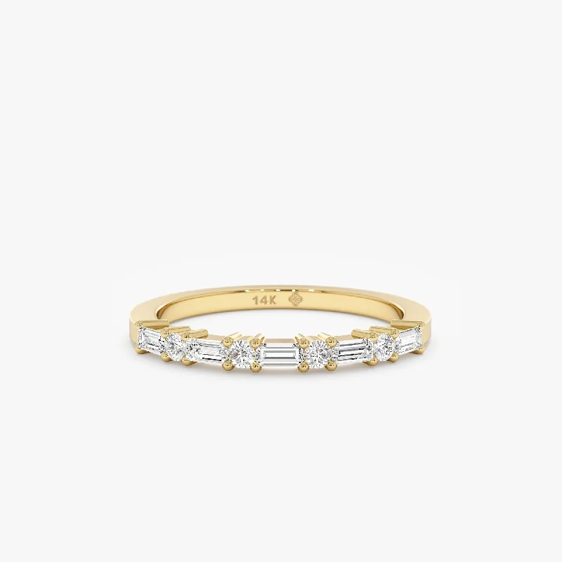 Diamond Half Eternity Band, Corinne