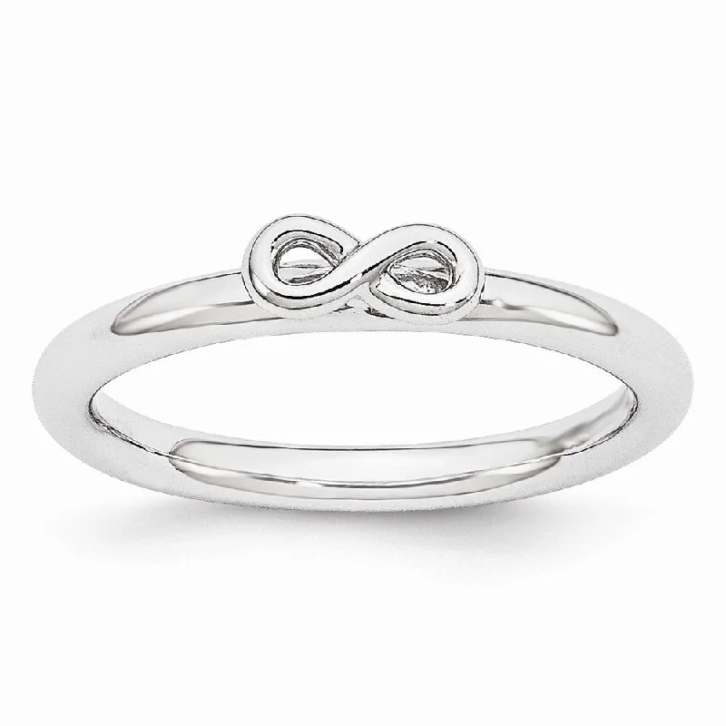 Luxury Jewelry At Budget-Friendly Prices – Grab Yours Now Rhodium Plated Sterling Silver Stackable 2.5mm Infinity Symbol Ring Luxury Jewelry At Budget-Friendly Prices – Grab Yours Now Rhodium Plated Sterling Silver Stackable 2.5mm Infinity Symbol Ring