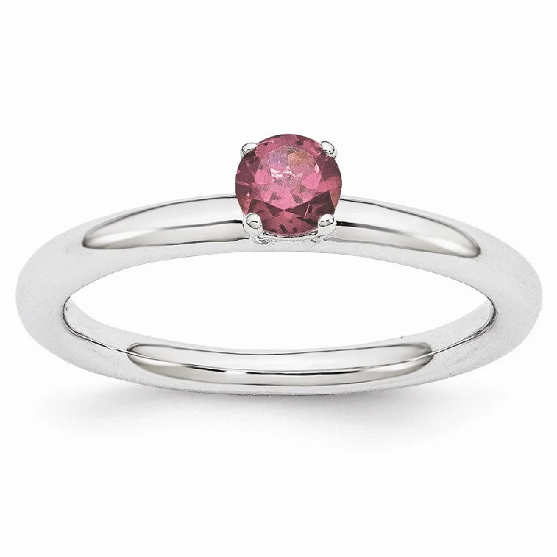 The Ultimate Jewelry Sale – Exclusive Styles At Great Prices Rhodium Plated Sterling Silver Stackable 4mm Rhodolite Garnet Ring The Ultimate Jewelry Sale – Exclusive Styles At Great Prices Rhodium Plated Sterling Silver Stackable 4mm Rhodolite Garnet Ring