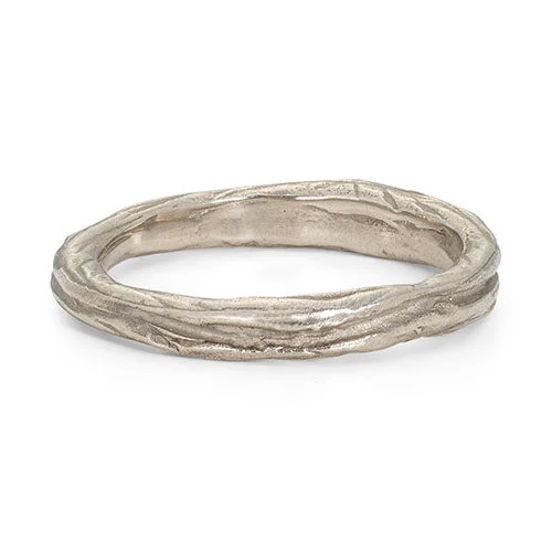 Ripple Fine Ring 18ct White Gold