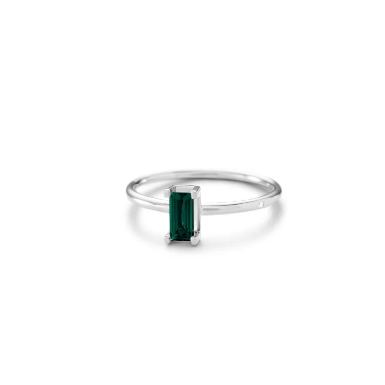 Exclusive Jewelry Sale Event – Shop Now Nord Green S Turned 18K Whitegold Ring w. Tourmaline & Diamond