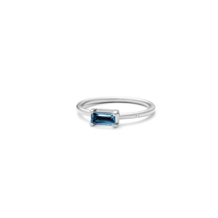 Celebrate With Sparkle – Jewelry Sale Now Live Nord London Blue S 18K Whitegold Ring w. Topaz & Diamond