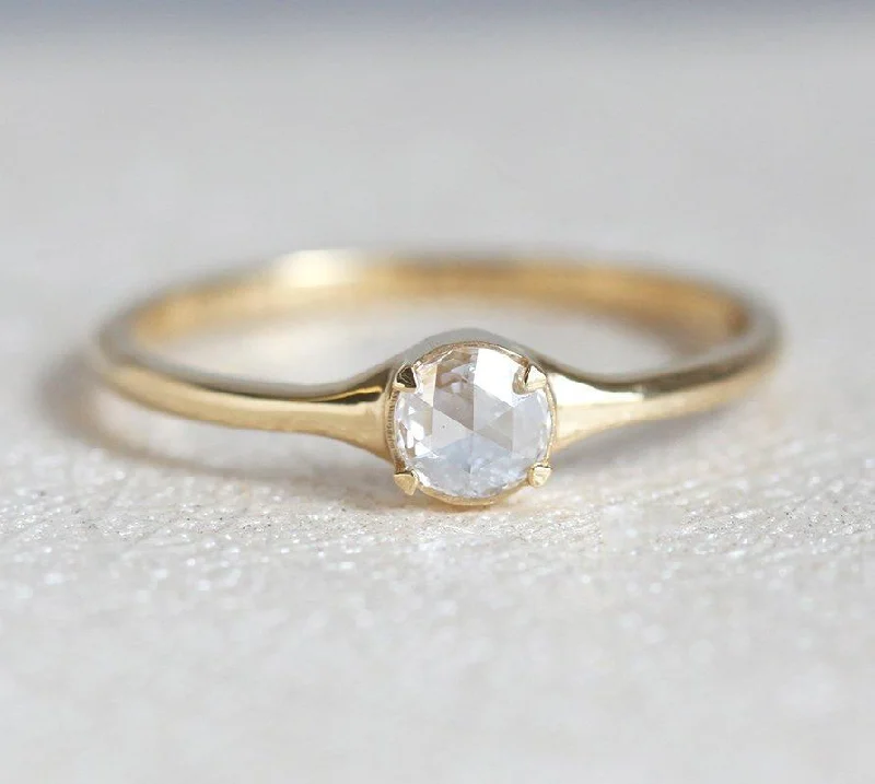 Personalized Jewelry Sale – Meaningful Gifts At Great Prices Solitaire Rose Cut Diamond Ring, Diamond Ring