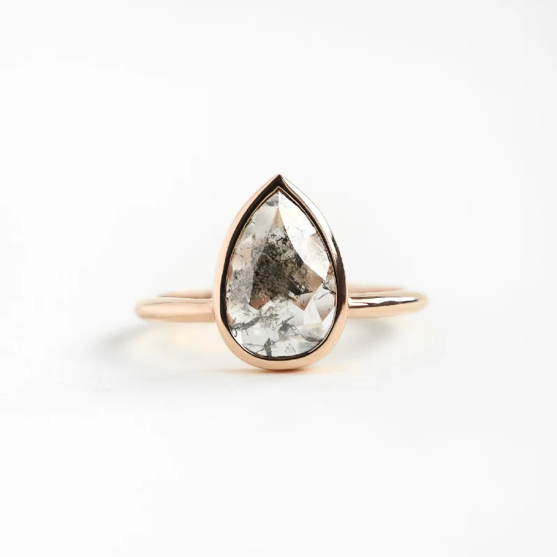 Mabel Salt & Pepper Diamond Ring