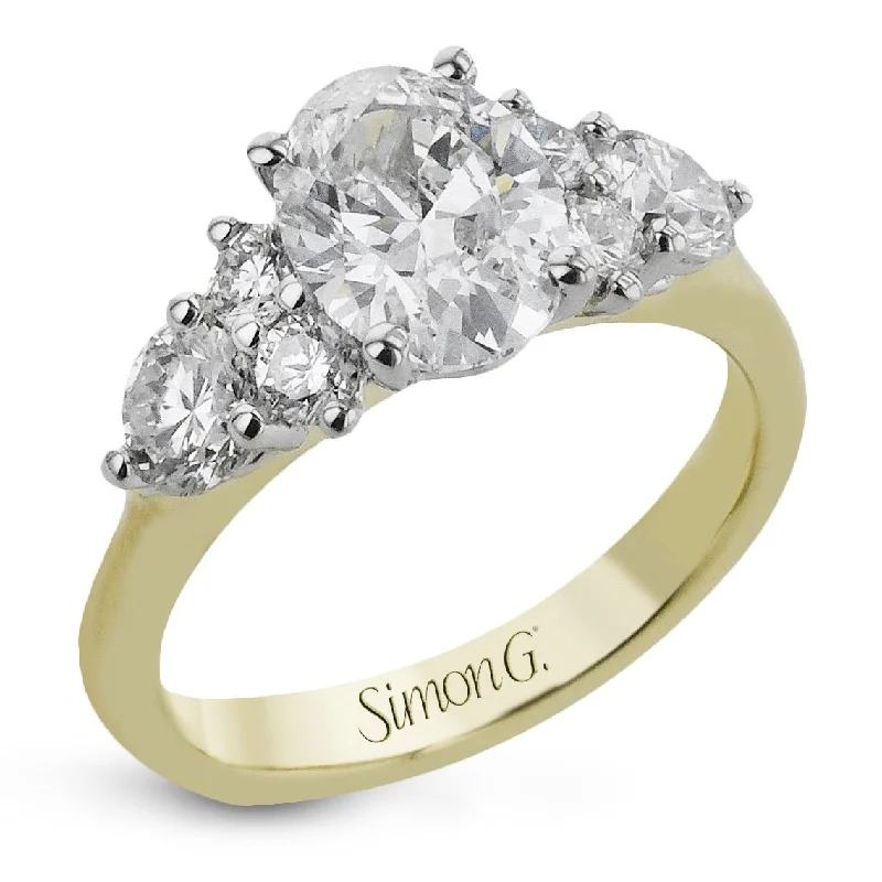 Discounted Luxury Jewelry – Shine Without The Splurge Oval-Cut Three-Stone Engagement Ring In 18k Gold With Diamonds Discounted Luxury Jewelry – Shine Without The Splurge Oval-Cut Three-Stone Engagement Ring In 18k Gold With Diamonds