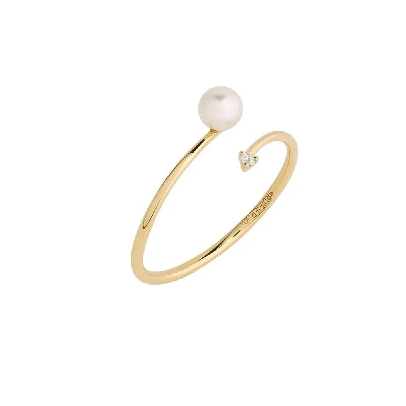 Unmissable Jewelry Discounts – Elevate Your Look For Less Cosmo Orion 18K Gold Ring w. Pearl & Diamond
