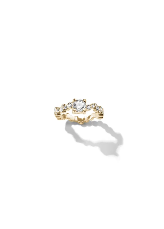 Limited-Stock Jewelry Clearance – Grab Your Favorites Now Elysia Dawn 14K Gold Ring w. Diamonds