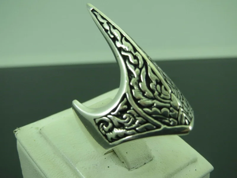 Turkish Handmade Jewelry 925 Sterling Silver Crown Design Mens Rings