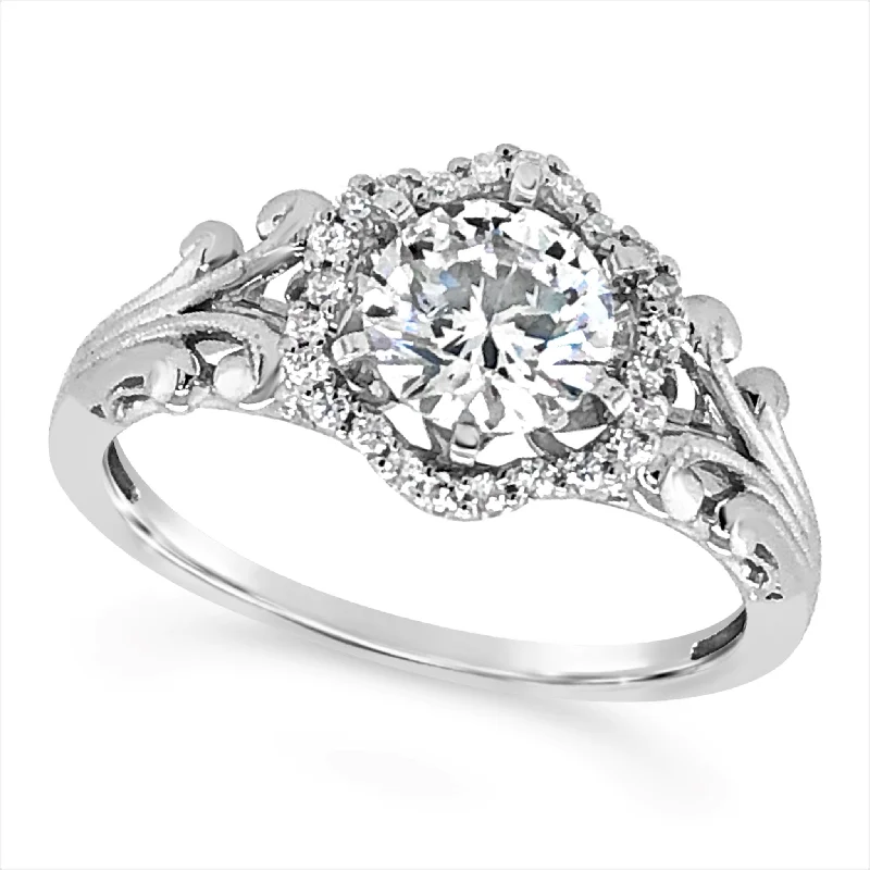 Buy More, Save More On Stunning Jewelry Designs Vintage Style Diamond Halo Engagement Mounting Buy More, Save More On Stunning Jewelry Designs Vintage Style Diamond Halo Engagement Mounting