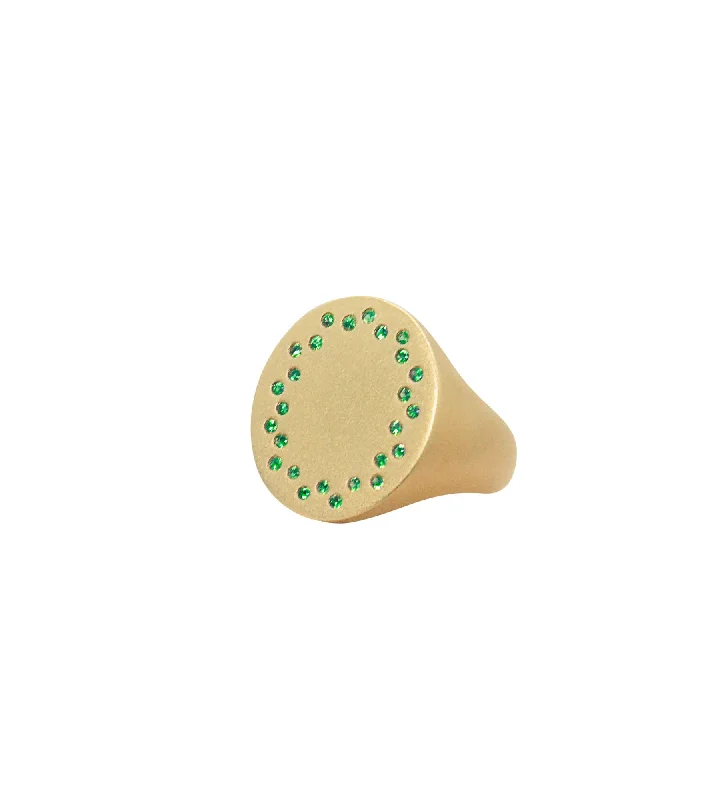 Shop Dazzling Jewelry With Special Promotional Discounts Sabine 14K Gold Ring w. Tsavorites Shop Dazzling Jewelry With Special Promotional Discounts Sabine 14K Gold Ring w. Tsavorites