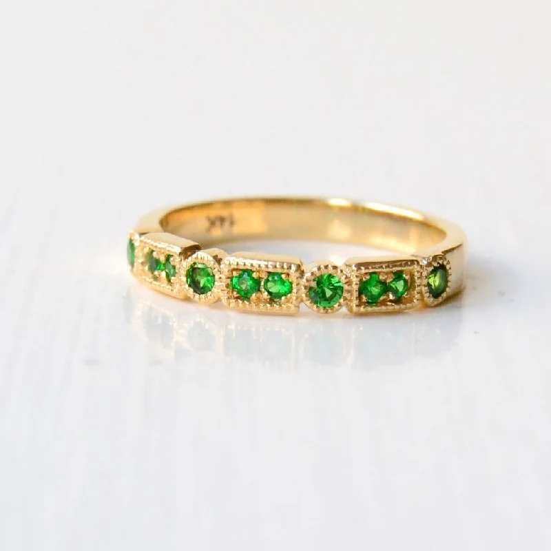 Best-Selling Jewelry Now Available At Special Deals Trine Ji 14K Gold Ring w. Tsavorites Best-Selling Jewelry Now Available At Special Deals Trine Ji 14K Gold Ring w. Tsavorites