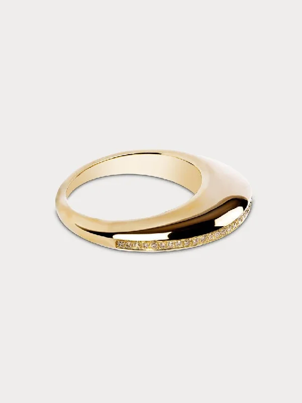 Big Savings On Your Favorite Jewelry Pieces Gold Linings Ring (Made to Order)