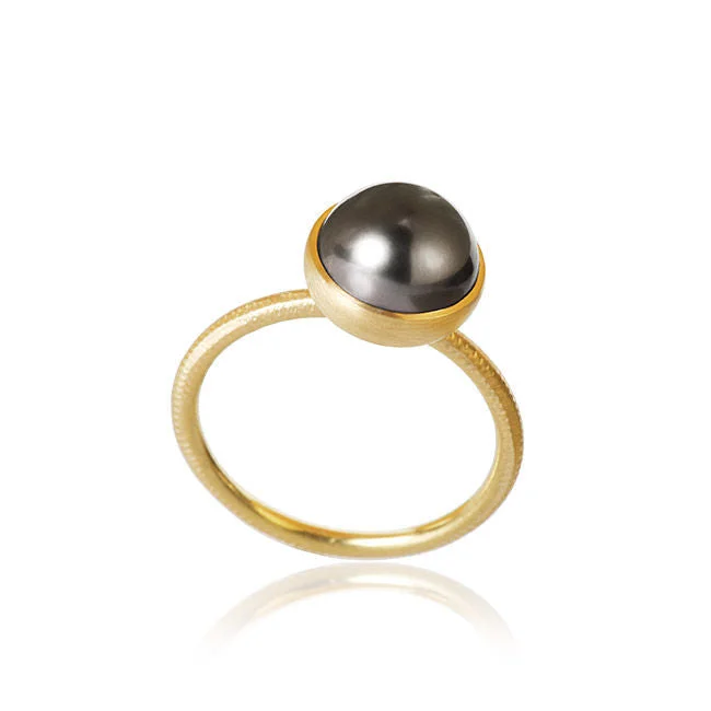 Exclusive Jewelry Bundles At Discounted Prices Small Pacific 18K Gold Ring w. Grey Pearl Exclusive Jewelry Bundles At Discounted Prices Small Pacific 18K Gold Ring w. Grey Pearl