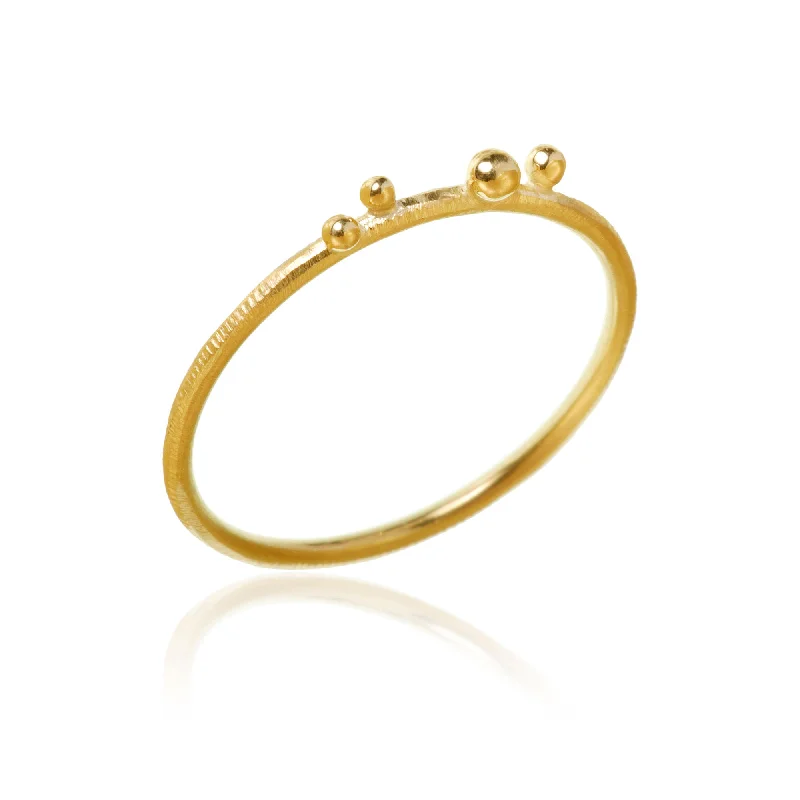 Flash Sale On Exquisite Jewelry – Don't Miss Out Delphis dots 18K Gold Ring