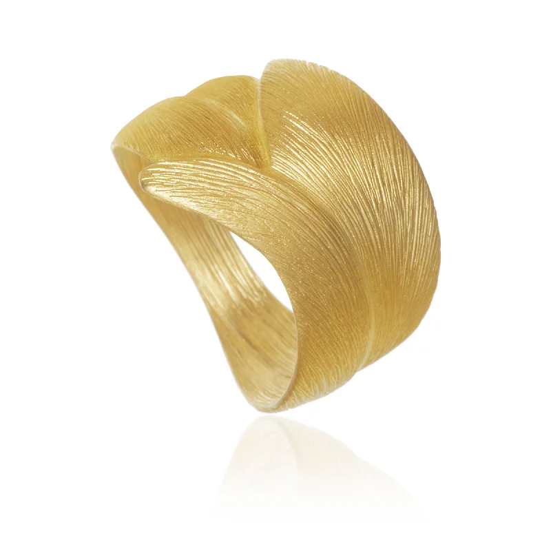 Seasonal Jewelry Sale – Upgrade Your Collection Large Aura 18K Gold Ring