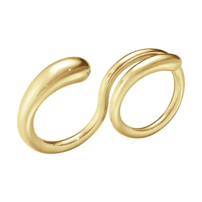 Flash Sale On Stunning Jewelry – Limited Stock Available Mercy double 18K Gold Ring