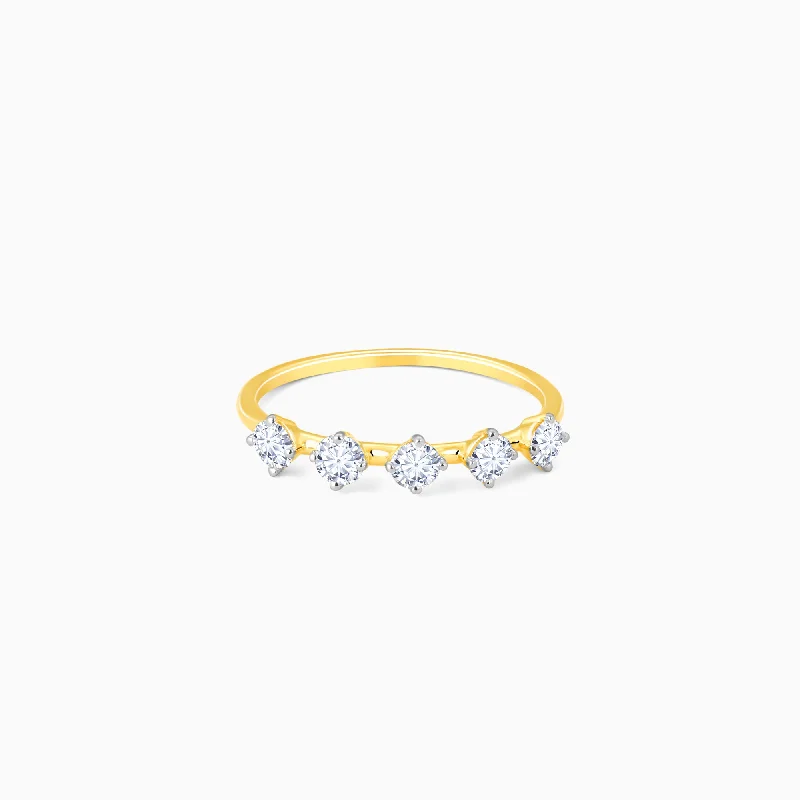 Gold Eternally Treasured Diamond Ring