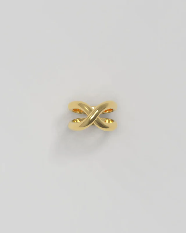 Thorn Double 18K Gold Ring