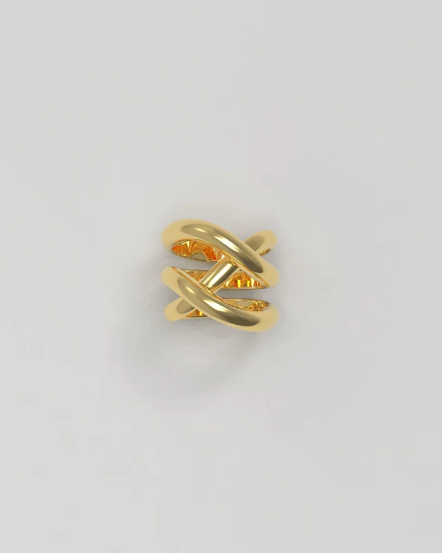 Thorn Triple 18K Gold Ring